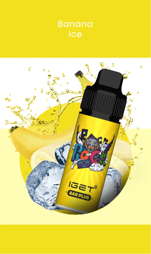 IGET BAR PLUS (6000 PUFFS) Banana Ice IGET BAR PLUS (6000 PUFFS) Banana Ice