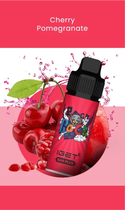 IGET BAR PLUS (6000 PUFFS) Cherry Pomegranate