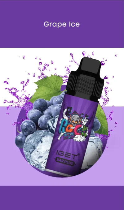 IGET BAR PLUS (6000 PUFFS) Grape Ice