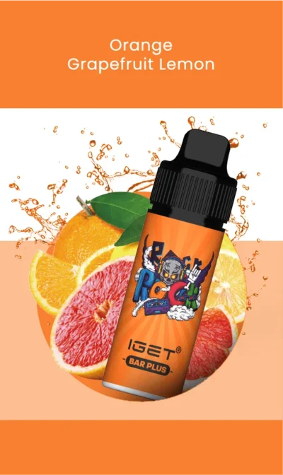 IGET BAR PLUS (6000 PUFFS) Orange Grapefruit Lemon