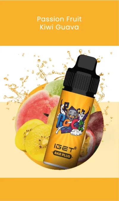 IGET BAR PLUS (6000 PUFFS) Passion Fruit Kiwi Guava