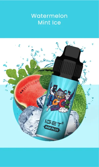 IGET BAR PLUS (6000 PUFFS) Watermelon Mint Ice