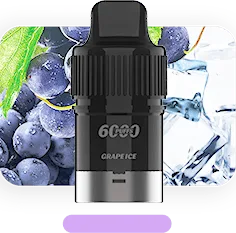 IGET BAR PLUS POD (6000 PUFFS) Grape Ice