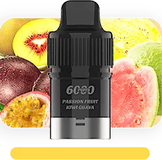 IGET BAR PLUS POD (6000 PUFFS) Passion Fruit Kiwi Guava