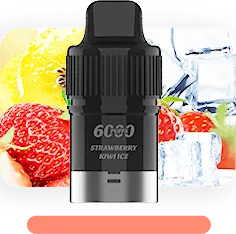 IGET BAR PLUS POD (6000 PUFFS) Strawberry Kiwi Ice