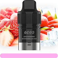 IGET BAR PLUS POD (6000 PUFFS) Strawberry Watermelon Ice