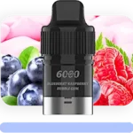 IGET BAR PLUS POD (6000 PUFFS)Blueberry Raspberry Bubble Gum