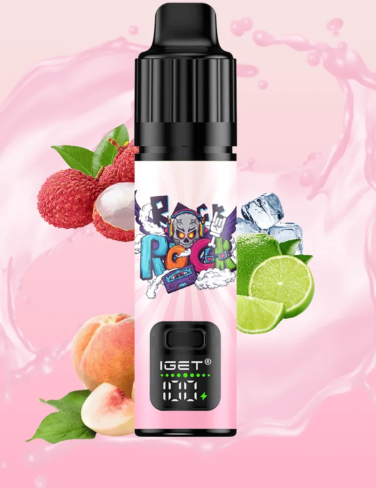 IGET BAR PLUS S3 (10000 PUFFS) Peach Lychee Lime Ice IGET BAR PLUS S3 (10000 PUFFS) Peach Lychee Lime Ice