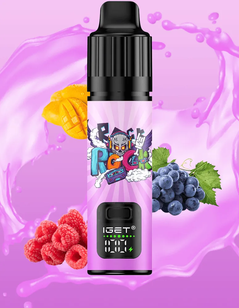 IGET BAR PLUS S3 (10000 PUFFS) Raspberry Grape Mango IGET BAR PLUS S3 (10000 PUFFS) Raspberry Grape Mango