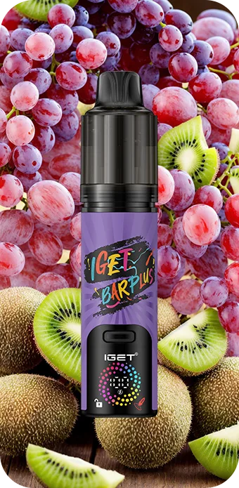 IGET BAR PLUS V4 (15000 PUFFS) Grape Kiwifruit