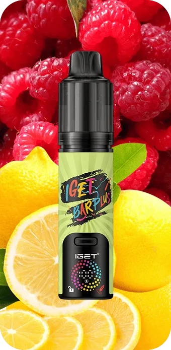 IGET BAR PLUS V4 (15000 PUFFS) Raspberry Lemon