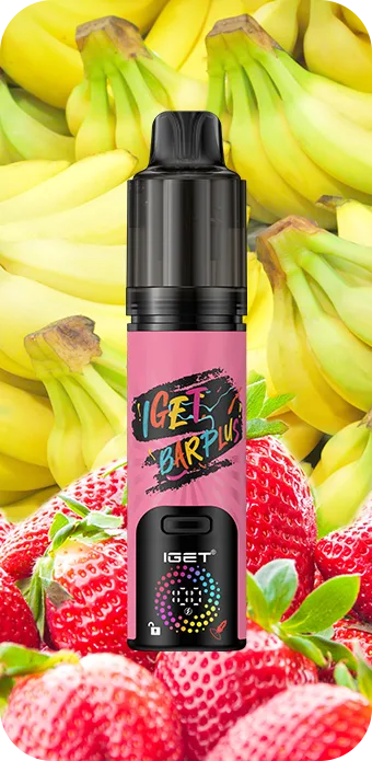 IGET BAR PLUS V4 (15000 PUFFS) Strawberry Banana