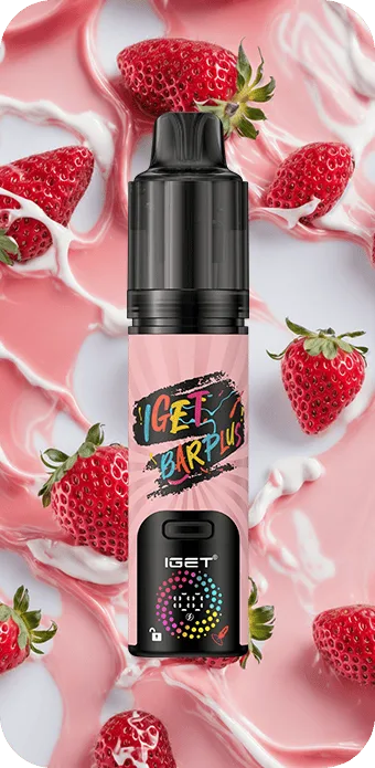 IGET BAR PLUS V4 (15000 PUFFS) Strawberry Custard