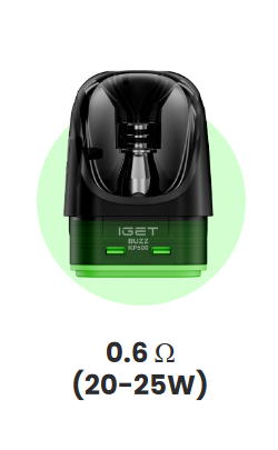 IGET BUZZ KP600 cartridge (0.6 Ω) (20-25W)