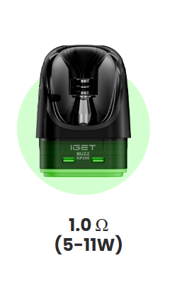 IGET BUZZ KP600 cartridge (1.0 Ω) (5-11W)