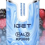 IGET HALO KP3000 Blueberry Raspberry