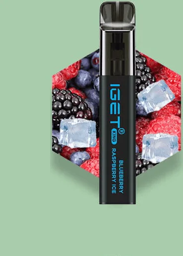 IGET KING (2600 PUFFS) Blueberry Raspberry Ice