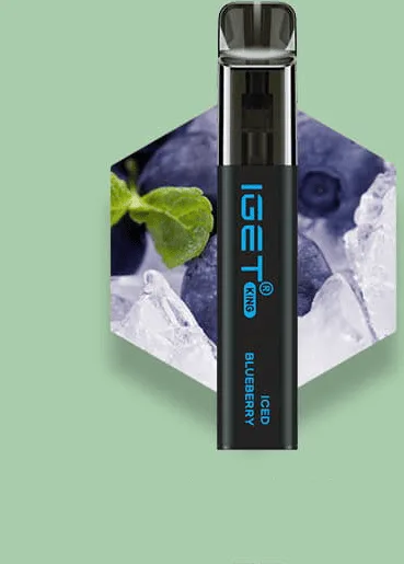 IGET KING (2600 PUFFS) Iced Blueberry