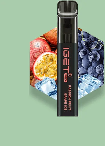 IGET KING (2600 PUFFS) Passion Fruit Grape Ice