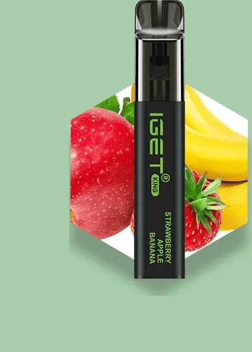 IGET KING (2600 PUFFS) Strawberry Apple Banana