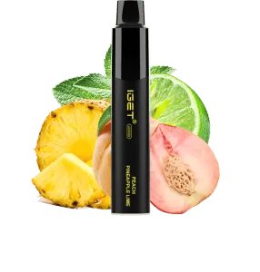 IGET LEGEND (4000 PUFFS) Peach Pineapple Lime