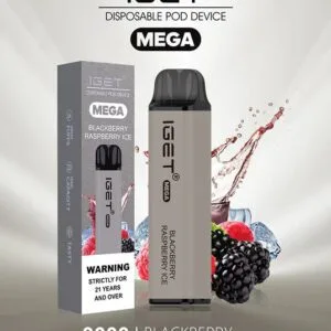 IGET Mega Blackberry Raspberry Ice (3000 Puffs)
