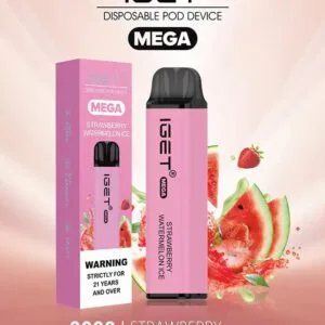 IGET Mega Strawberry Watermelon Ice (3000 Puffs)