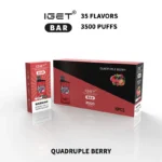 IGET BAR 10 PCS PACK Quadruple Berry