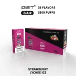 IGET BAR 10 PCS PACK Strawberry Lychee Ice